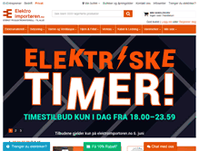 Tablet Screenshot of elektroimportoren.no